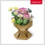 Cubic Fun - Buchet de flori 3D Garoafa 134 piese Cubic Fun - 4